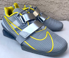 Nike Romaleos 4 Mens US 9 Wolf Grey Lightening Weightlifting Training CD3463-002 picture