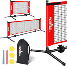 Portable Mini Pickleball Net with 2 Nets, 5ft & 10ft picture