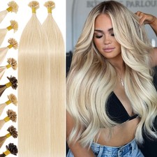 Flat K Tip Nail U Tip Hair Extensions 200S THICK 1G/S Russian Remy Human Hair picture