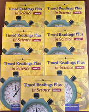 Timed Readings Plus In Science Lot of 7 Books 4-10 Jamestown Glencoe McGraw Hill picture
