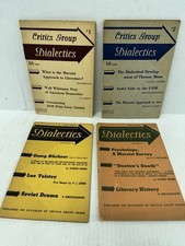 DIALECTICS Marxist Literary Journal Critics Lot of 4 (1938-1942) Lenin Tolstoy picture