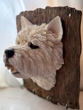 Leonardo Collection Westie Dog Key Rack West Highland Terrier Wall Hooks Plaque picture