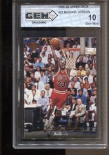 1995-96 Michael Jordan Upper Deck #23 Gem Mint 10 Chicago Bulls GOAT MVP HOF picture
