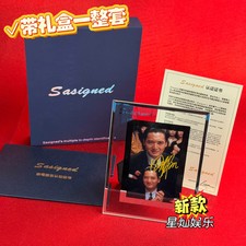 Chow Yun Fat 周润发Autograph Photo+Photo Frame Signature Fidelity Collection 3 Inch picture