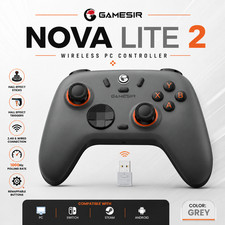 GameSir Nova 2 Lite Wireless Controller Hall Effect PC Switch 2 Android, Gray picture
