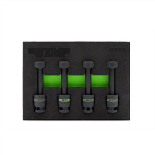 VIM Tools 4 PC. 1/2'' DR. IMPACT BALL UJ CLOSE-QUARTER SOCKET SET picture