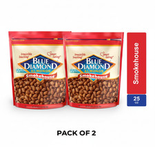 2 Pack Blue Diamond Almonds, Smokehouse, 25 Oz picture