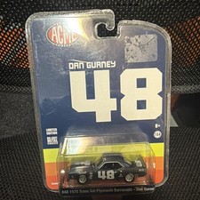 1/64 GREENLIGHT ACME TRADING #48 1970 PLYMOUTH BARRACUDA DAN GURNEY BLUE picture