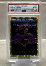 2018-19 Panini Donruss - Winner Stays LeBron James #11 Holo Yellow Laser /25 picture