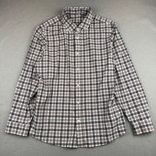 Rhone State of Mind Shirt Mens 2XL Plaid Performance Long Sleeve Button Up Slim picture