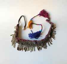 Antique tribal silver Kuchi Afghan choker necklace or headpiece / Bedouin picture