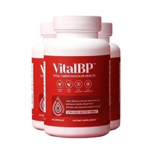 3-Pack Vital BP Capsules - VitalBP Total Cardiovascular Health Support -180 Caps picture