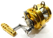 Maxel Big Game Offshore Fishing Trolling Reel Two-Speed SW20 Gold picture
