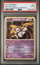 2011 POKEMON CALL OF LEGENDS 11 JIRACHI-HOLO GERMAN PSA 9 MINT picture