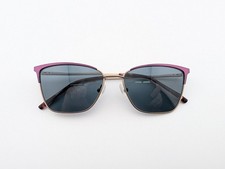 Karen Kane Eyeglasses, Frames Only, Costmary, 53-15-135, Metal, Plum/Taupe picture