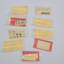 Lot of 9 Vintage Ho Scale  Model Train Decals Walthers & Others B&O C&O CNR picture