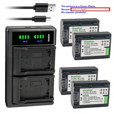 Kastar Battery Slim Charger for Sony NP-FV50 NP-FV70 NP-FV100 and Sony AC-VQH10 picture