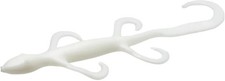 Zoom Lizard 6 Inch White Creature Bait MEGA BLOWOUT - 100 Packs picture