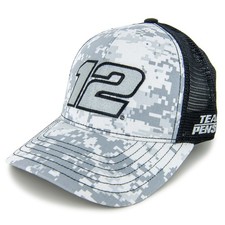 Ryan Blaney Digital Camo #12 Hat White/Black picture