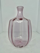 Vintage MCM Blenko 6416 Decanter In Rośe Base Only picture