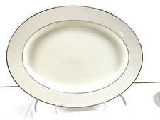 Noritake Ivory China Marseille Pattern 7550 Large Oval Serving Platter 16