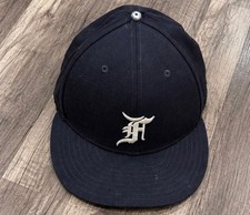 Fear of God Essentials x New Era 59FIFTY Fitted Hat Size 7 1/8 Navy picture