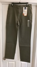New Dockers Straight Fit Ultimate Chino with Smart 360 Flex. 33x32 Army Olive. picture