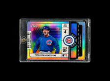 PETE CROW-ARMSTRONG SILVER REFRACTOR INVESTMENT TOPPS BIG TICKET CUBS CARD MVP picture