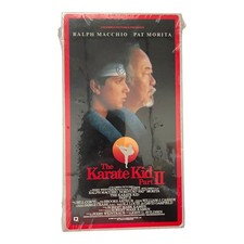 The Karate Kid Part II VHS Tape 1986 Ralph Macchio Pat Morita Columbia Pictures picture