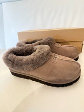 NIB UGG UGGS AUSTRALIA Tazzette Genuine Shearling Collar Slipper caribou 7 picture