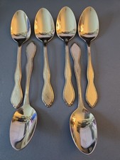 Oneida Ltd 1881 Rogers Set Of 6 Stainless Twilight Satin TeaSpoons picture