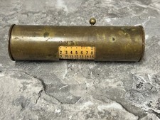 Vintage Brass Perpetual Desk Calendar Engraved 1960s picture