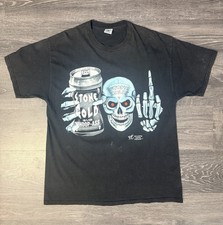 Vintage 1998 WWF Stone Cold Steve Austin Whoop Ass Shirt XL Delta Wrestling picture