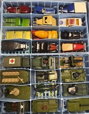 Vintage 1973-1977 Matchbox Lesney Carry Case With 48 Great Cars, Trucks,etc  picture