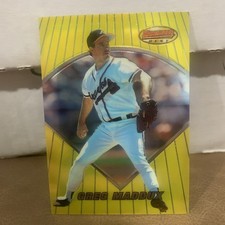 1996 Bowman's Best - Previews Greg Maddux #BBP 14 Refractor picture