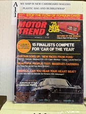 Vintage Motor Trend Magazine September 1974 picture
