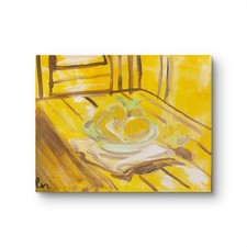 Lemons Yellow Art  11 X 14