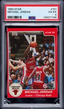 1984 STAR #101 MICHAEL JORDAN PSA 4 picture
