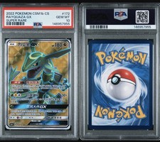 Pokemon Company 2022 Rayquaza GX 172/151 CSM1b CS Super Rare Holo PSA 10 picture