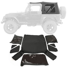 For Jeep Wrangler 97-06 Replacement Soft Top Tinted Windows picture