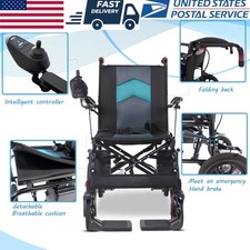 Intelligent Foldable Electric Power Mobility Wheelchair Lightweight Travel Chair picture