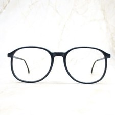 Luxottica 316 Eyeglasses Frame Women's Navy Blue Full Rim Aviator 53-17-135 picture