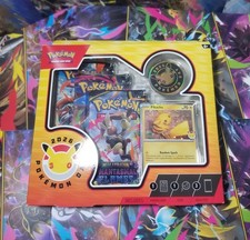 2026 Pokémon Day Box Pikachu TCG Cards 3 Booster Packs Phantasmal Flames NEW picture