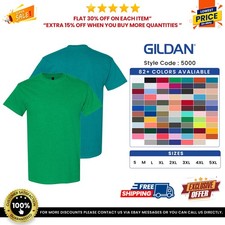 Gildan G500 Men's Heavy Cotton Plain Solid Short Sleeve Casual Blank T-Shirt picture