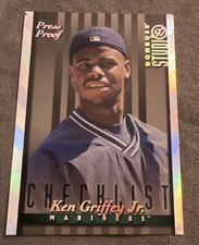1997 Donruss Studio Ken Griffey Jr. Silver Press Proof /1500 picture
