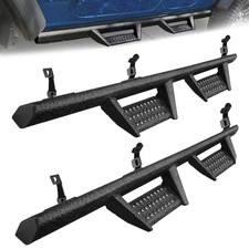 For 21-26 Ford Bronco 4DR (Not for Sport) Running Board Down Side Steps Nerf Bar picture