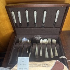 Westmorland Lady Hilton Sterling Silverware set USA Made 40 pieces  picture