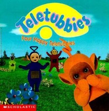Four Happy Teletubbies - Paperback By Scholastic Books - VERY GOOD picture