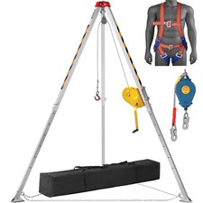 Confined Space Tripod Kit Rescue Tripod 4/5-7/8 ft Legs 1200/1800/2600 lbs picture