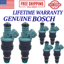 GENUINE BOSCH 6/Pack Fuel Injectors For 1998, 1999 BMW 323i 2.5L I6 picture